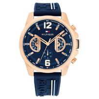 Tommy Hilfiger 1710637 Dvi spalvos Kvarcinis Vyriškas Laikrodis mėlyna
