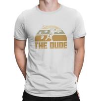 Vintage Dude The Big Lebowski Movie T Shirt Alternative Crewneck TShirt Polyester Tops S