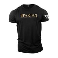 2026 Super New Spartan Warrior Fitness Sports 3D Printed T-shirt Unisex Short Sleeve Breathable Outdoor Casual Street Top 6XL S black