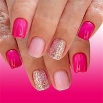 Spring Press On Nail Short Square Shape Artificial Nail With Gold Dazzling Easy To Apply Party Occasion Daily Wear 1 brown