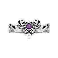 Yin Taifei Retro  Battle Through the Heavens  Little Doctor Immortal Poison Woman Silver Anime Ring Adjustable Open Size