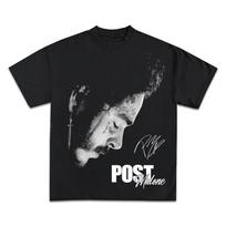Post Malone Boxy Vintage Shirt Graphic Rap Tee Streetwear Y2K S