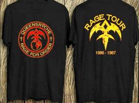 Vintage Queensryche Rage For Order Concert Tour TShirt Full Size S5XL Unisex T-Shirt L