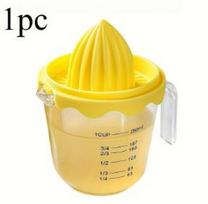 Citrus Juicer Detachable Lemon Squeezer Small Fruit Juice Squeezer Multi-use Small Juicer Tool Kitchen Manual Citrus Juicer geltona