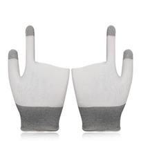 1 pora 2 pirštų žaidimų pirštinių, kvėpuojančių, neprakaituojančių, suderinamos su Pubg žaidimais, valgykite vištieną 1 pair balta