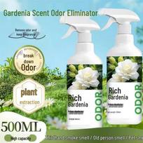 Gardenia Scent Indoor Air Freshener - Long-lasting Odor Eliminator for Bedroom & Bathroom Standard Spray Head white