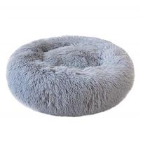 Pet Sleep Blanket Plush Winter Warm Comfortable  Cat Dog Cave Shape Pet Cat Tent Bed pilka