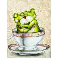 Diamond Painting Frog Diamond Embroidery Animal 5D Diamond Mosaic Home Decoration 20X30CM
