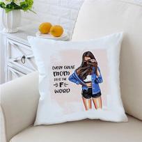 Super Mom Print pagalvės užvalkalas mamai ir kūdikiui pagalvės užvalkalas mamai Life Cushion dekoratyvinis namų dekoras sofa miegamojo pagalvė 45x45cm 450mm*450mm
