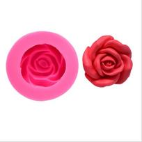 „Bloom Rose“ silikoninė torto forma 3D gėlių „fondant“ formelė „Cupcake“ želė saldainiai šokoladiniai papuošimai, kepimo įrankiai rožinė