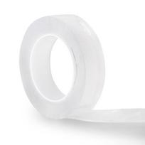 Monster Tape Neperšlampami sienų lipdukai Daugkartiniai karščiui atsparūs vonios kambario namų dekoravimo juostos Skaidri dvipusė nano juosta 2mm*3cm*5m white