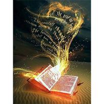 5D „pasidaryk pats“ deimantinis paveikslas „Fantasy Book“ Siuvinėjimo kryželiu rinkinys Visas deimantinis apvalus siuvinėjimas Mozaikos meno paveikslas Kalnų krištolas Full Round 20x30CM black