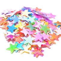 500 vnt. 15 mm mišrūs AB Star Patches Blizgantys drabužių aplikacijos rankdarbiams / drabužiams  pasidaryk pats  Scrapbooking priedai įvairiaspalvis