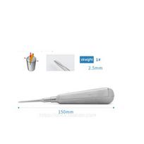Dantų Autoklavas Chirurginis Instrumentas Ortodontinis Šaknies Keltuvas Dantų 1# straight