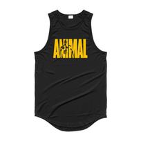 Muscleguys Men's Summer Tide Brand Loose Sleeveless Fitness Vest Bodybuilding Hip-hop Sports Tank Top Men Tops Comfortable and Fashion M juoda