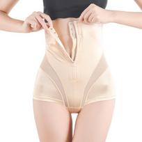 Waist Trainer Body Shaper Women Slimming Underwear High Waist Shaping Panties Butt Lifter Seamless Panty Shaper Ladies Lingerie L 50-55 kg beige