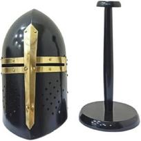 Viduramžių karalius Leonidas Graikijos Spartan Armor 300 Romos šalmas Halloween Spartan Black black