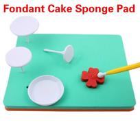 New 1pcs Double-sided Shaping Fondant Cake Molds Sponge Pad Dry Sugar Flowers Pad