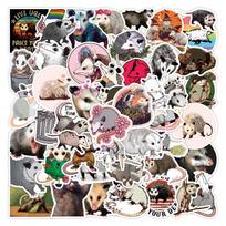 10/50pcs Cute Mood Possum stickers Possum graffiti Stickers for DIY Luggage Laptop Skateboard Motorcycle Bicycle Stickers 10pcs