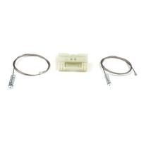 BWR1051 Electric Power Window Lifter Regulator Repair Set Rear Right Door for Renault Clio MK3 2005-2014 5-Door 8200291153