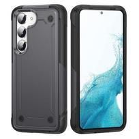 S23 Ultra Cases Anti-Knock Tvirtas mobiliojo telefono dėklas, skirtas Samsung Galaxy S23 Ultra S 23 Plus dviejų sluoksnių galiniams dangčiams for Galaxy S23 ultra pilka spalva