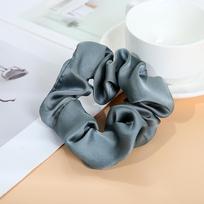 1 PC šilko plaukų kilpos elastinės plaukų juostelės moterims arba mergaičių plaukų priedai gray