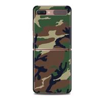 Išmaniojo telefono dėklas, skirtas Samsung Galaxy Z Flip 3 5g Back PC dėklai Hard Capa Shell kietas viršelis Fundas Camouflage Military Army For Z Flip 5G