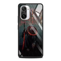 Grūdinto stiklo dėklas, skirtas Xiaomi Redmi Note 10 Pro Max 9 9s 7 8t 8 K40 K30 Pro Plus 9t 9c 8a 9a Phone Shell Japonijos samurajų menas For Redmi K30 Pro gray