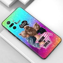 Dėklas, skirtas Redmi Note 10 Pro Max 9 9t 9s 8 8t 7 Cover TPU Fundas, skirtas Redmi K40 Pro Plus 9 9a 9c Shell Mom Girl Baby For Redmi Note 10 5G
