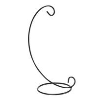 Sagit geležinis metalinis stovas, pakabinamas žvakidės stiklinis žvakių ornamento laikiklis One Size juoda