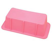 „Pasidaryk pats“ stačiakampio formos silikono pyrago formelės bandelių padėklas muilo formos kepimo skarda „ZKStar WBL“ 1pcs pink