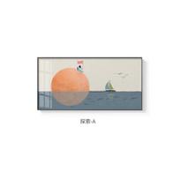 Nordic cartoon space planet canvas Painting posters and print Minimalist home decor Wall art Pictures for Living Room Bedroom 21*30cm