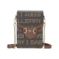 Baellerry Spausdinti Moteriški Pečių krepšiai Daugiafunkcis Crossbody Messenger Krepšys Mados Dizainas Odiniai Telefono Krepšiai Piniginės Piniginės GZW 17cm*12cm*5cm smėlis