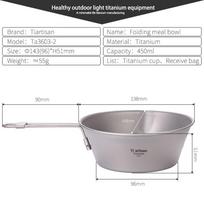 Camping Bowls Pot 300ml With Spout 450ml With Spout gray