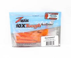 Zman Soft Lure DoormatadorZ 5 Inch 4/Pack Atomic Sunrise (8842) white