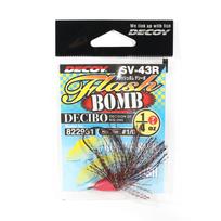 Decoy SV-43R Jig Head Flash Bomb Decibo Red Size 1/0 , 1/4 oz (2951) gray