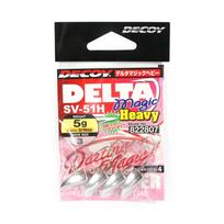 Decoy SV-51H Jig Head Delta Magic Heavy Dydis 3 , 3/16 oz (2807) black