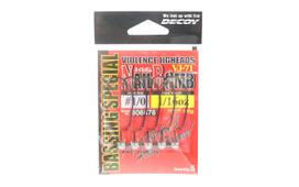 Decoy VJ-71 Jig Head Nail Bomb Kabliukas Dydis 1/0 , 1/16 uncijos (6678) gray