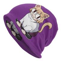Anime Tsukihime Neco Arc Cat Gril Skullies Beanies Caps Unisex Women Unisex Trend Winter Warm Knit Hat Adult Bonnet Hats Beanies Hat