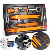 12Pcs/set Car Radio Door Clip Panel Trim Dash Audio Removal Installer Pry Tool Kit Disassembly Modification Matches the image
