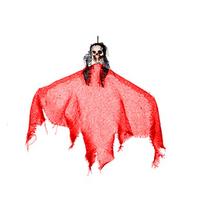 Helovino kabantys vaiduoklis skeleto dekoracijos Prop Spooky Horror Scary Decor armijos žalia spalva