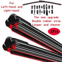 For CADILLAC STS XLR XTS 2003-2023 Double Rubble Car Wiper Accessories Auto parts Cleaning windshield Windscreen Frameless XLR 2003-2009