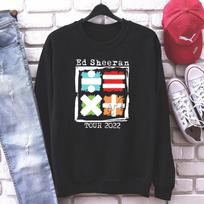 Unisex moterų Ed Sheeran megztinis The Ed Sheeran 2022 Tour Mathletics Concert Hoodie Unisex Ed Sheeran Equals Logo Crewneck megztinis XL orange