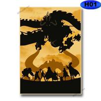 Minimalistinis anime serijos plakatas Retro Kraft popierius Vienas Punch Man/Demon Slayer Spaudiniai Namų apdailai Sienos studijos Sienų Meno Dekoras 30x21cm black