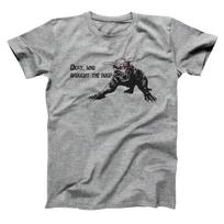 Who Brought The Dog Ghostbusters Movie Funny Gray Basic Unisex T-Shirt S