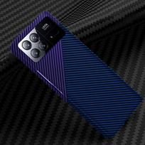 Anglies pluošto dėklas, skirtas Xiaomi Mix Fold 3 smūgiams atsparaus korpuso kieto korpuso plastikinis sulankstomas apsauginis dangtelis mix fold 3 blue