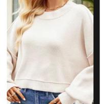 Casual Knitted Women Loose Long Sleeve Round Neck Sweater Autumn And Winter Fashion Solid Color Striped Ladies Pullovers 30401 S