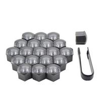 Patvarus veržlės varžto dangtelis Universalus apsauginis dangtelis Apsauginis 17mm pilka