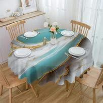 Marmuro tekstūros vandens spalvos apvalus stalo užtiesalas festivaliui, vakarienei, vandeniui atsparus stalo užtiesalas, stalo danga vestuvių vakarėlio dekorui 4pcs 33x48 Table mat gray