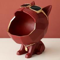Cartoon Cat Shape Stalo laikymo tvarkyklė, Valet, N's Dresser Organizer raudona